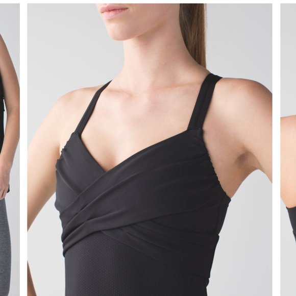Lululemon Wrap it up Tank Top, black, 6 - Picture 3 of 11
